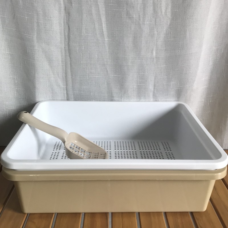 ◆ 상단 메시 화이트 + 하단 화분 베이지 (1세트)