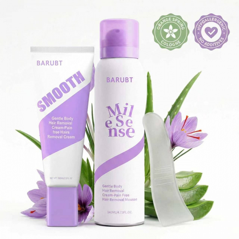 Cross-Border Tk Popular Hair Removal Cream for Face, Hands, Legs, and Underarms, Gentle and Deep Hair Removal Without Harming the Skin