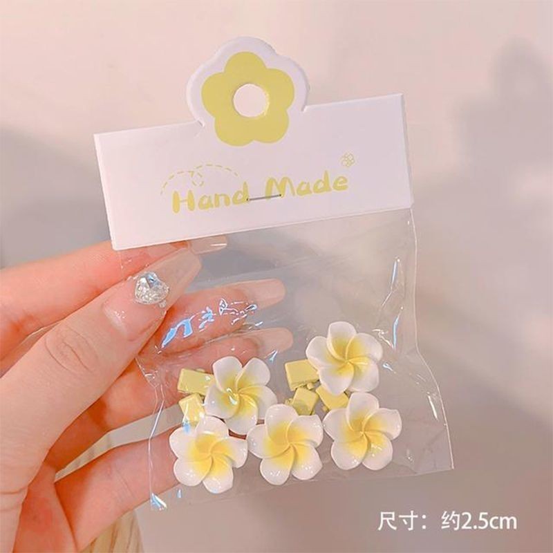 Horquilla de dopamina rosa y2k accesorios de horquilla redonda de mujer sin costuras lindo clip lateral pequeño nuevo clip de flequillo mujer