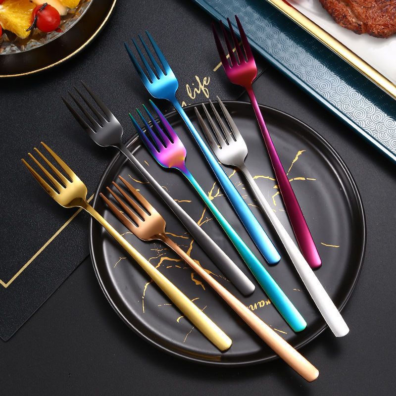 304 Stainless Steel Korean Fork Western Dining Fork Steak Fork Cake Fork Creative Fruit Fork Salad Fork Customized by Manufacturers 304 Stainless Steel Korean Fork Western Dining Fork Steak Fork Cake Fork Creative Fruit Fork Salad Fork Customized by Manufacturers