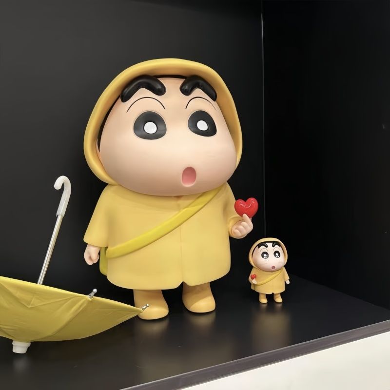 【店頭売れ筋】台湾輸出INS風23cm大型ビーチレインコートシリーズクレヨンしんちゃんフィギュア週間|undefined