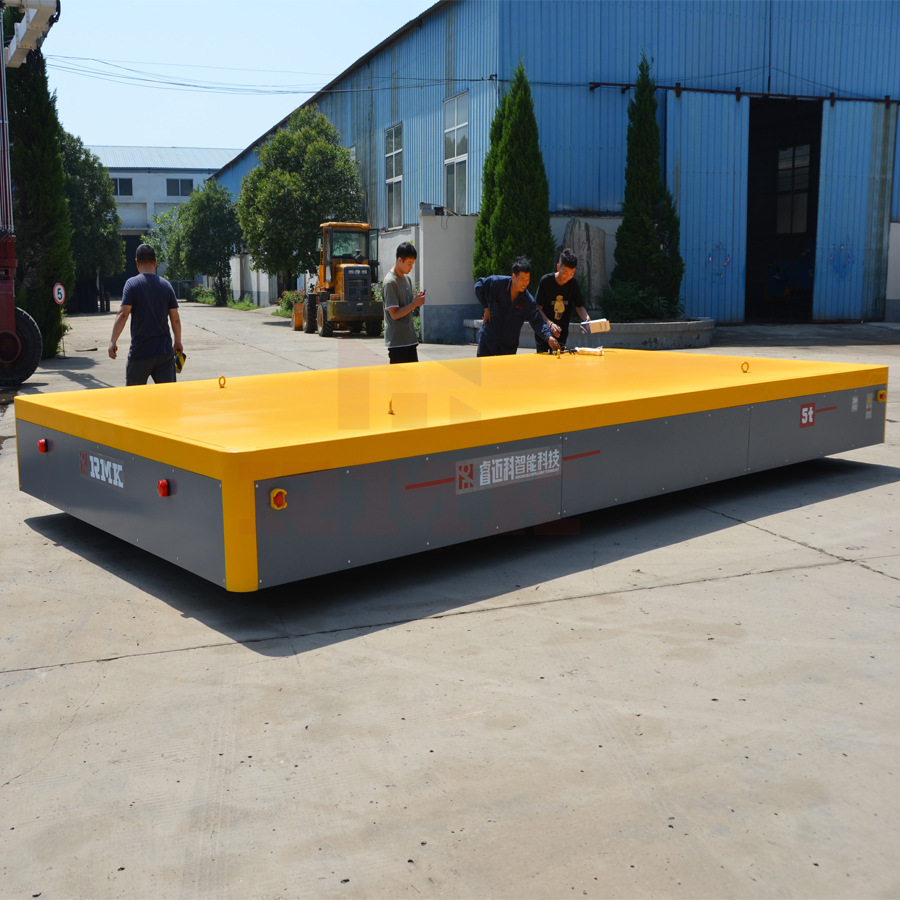 睿迈科移动升降自动化平台车 无轨智能搬运车 舵轮遥控转运平板车