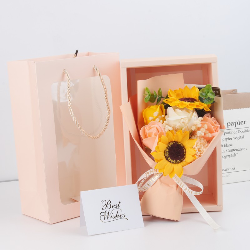 7朵混搭向日葵香槟纸 2