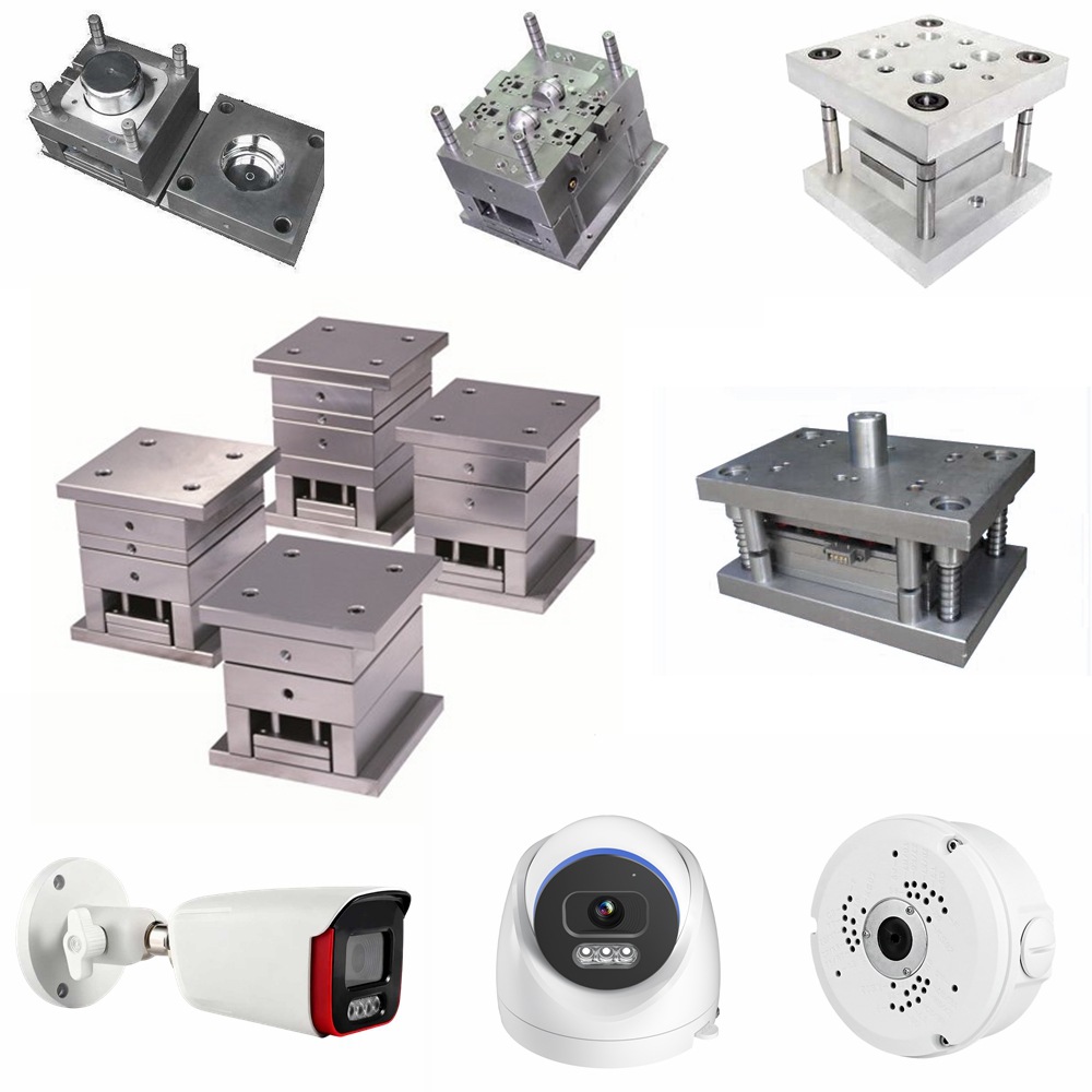 摄像机外壳压铸模具IP66IP67防水防暴监控外壳注塑模冲压模压铸模