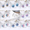 Cross -border cartoon Starborn Baby Stick Time Gem Studge Stitch Mickey Mickey Head Style Earrings