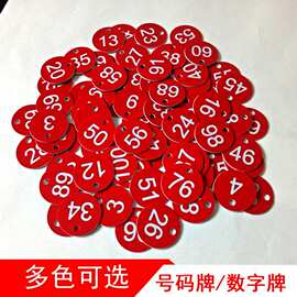 麻辣烫号码牌数字牌叫号牌钥匙牌编号寄存排队牌取餐洗浴手牌