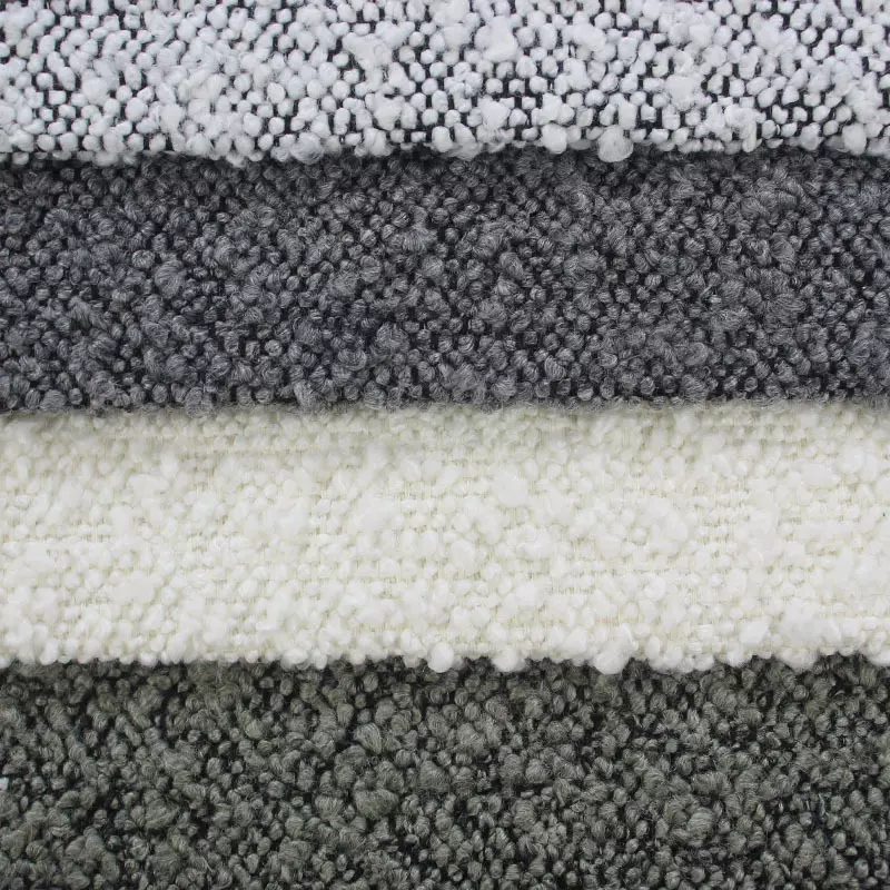 现货供应加厚圈圈纱沙发布料工厂直销抱枕飘窗坐垫箱包泰迪腰果宠