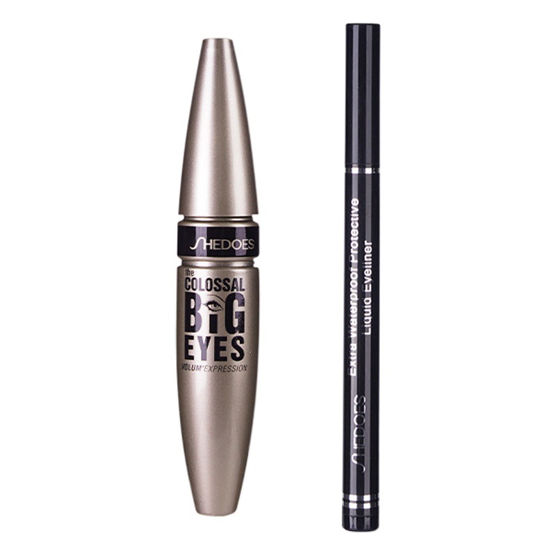 Comercio exterior transfronterizo de exportación exclusiva SHEDOES no floreciente alargado grueso impermeable rimel delineador de ojos traje