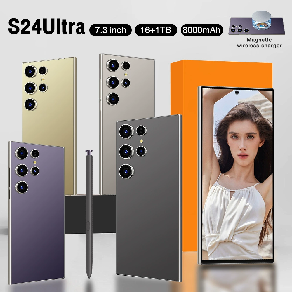 Смартфон S24 Ultra, 16 ГБ + 1 ТБ, встроенная ручка, Android высокого класса