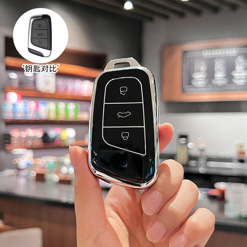 [Chery L 스타일] 실버 엣지 블랙-싱글백