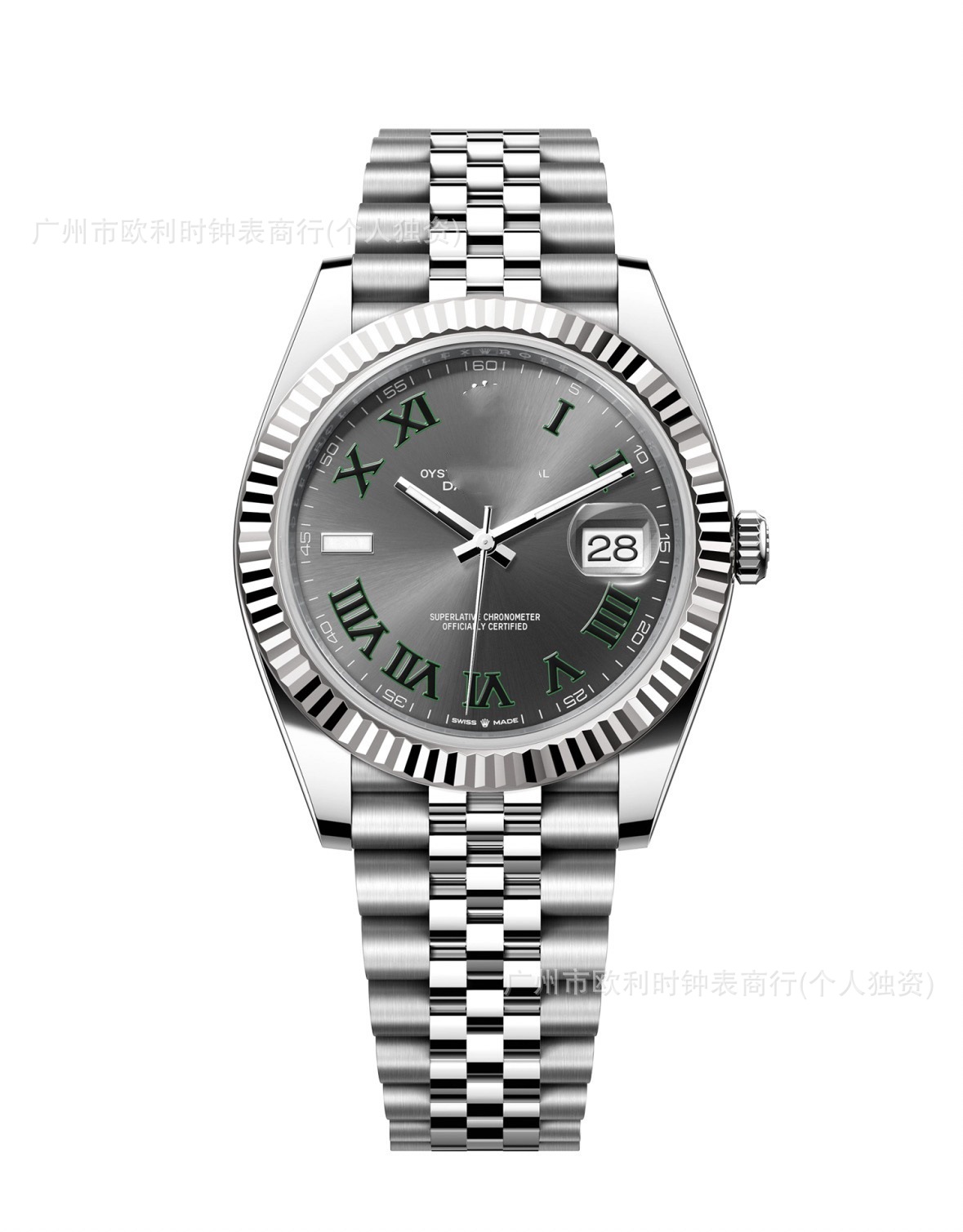 Laojia comercio exterior transfronterizo tendencia de moda hombre reloj mecánico automático tipo registro de correa de acero comercial impermeable reloj de luz nocturna