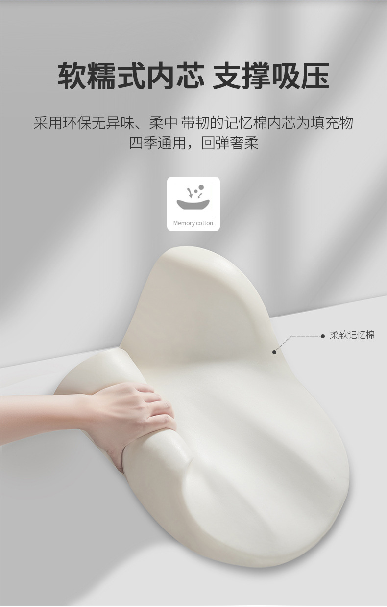 Car Electric Massage Headrest and Lumbar Support, In-Car Seat Neck and Lumbar Massage Pillow Set, Light Luxury Smart Massage