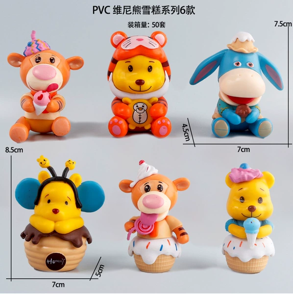 6 types of Winnie the Pooh ice cream series