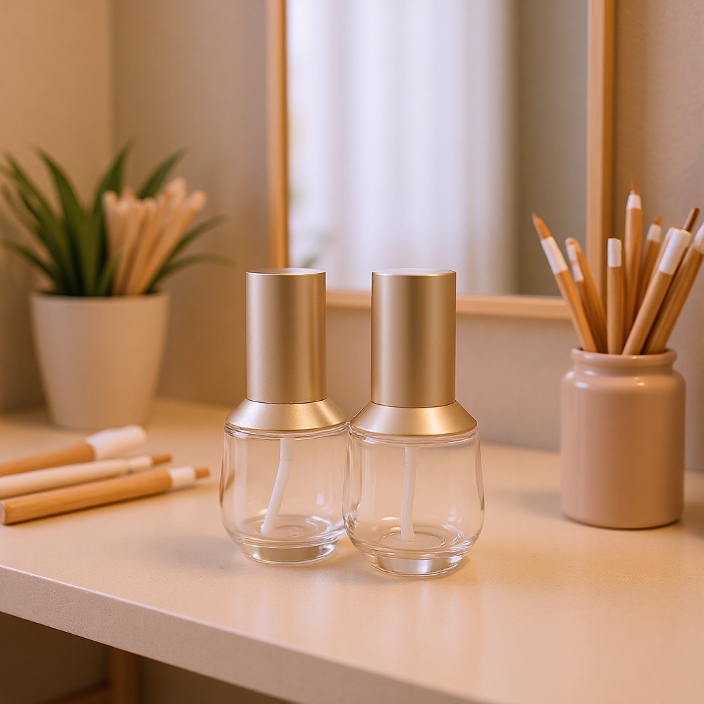 高档新款透明玻璃化妆品瓶按压泵头30ml粉底液瓶乳液瓶小样玻璃瓶