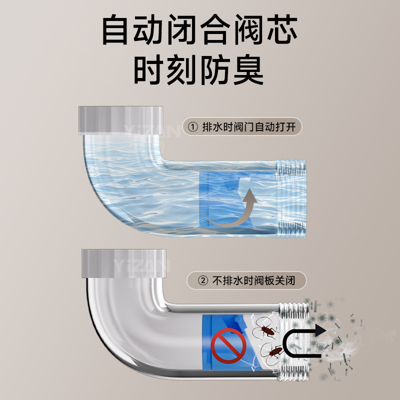 厨房洗菜盆下水管配件全套单槽洗碗洗菜池水槽下水器套装防臭通用|undefined