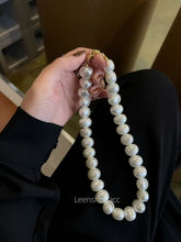 韓國東大門設計感法式復古大珍珠項鏈女冷淡風串珠毛衣鏈鎖骨鏈子