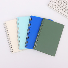 线圈笔记本批发简约商务印刷LOGO学生软抄本日记便签本加厚活页本