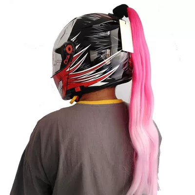 DIY Detachable Suction Cup, Motosiklet dəbilqələri - red-pink-gradient-color