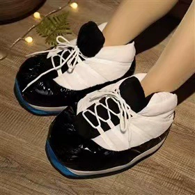 Тапочки Air Jordan демисезонные комфортные тёплые, размеры 36–44, тканевая или кожаная подошва