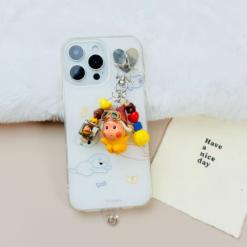 POPMART バブルマート スターマン チェンジベビー かわいい携帯電話チェーン トレンディなファッションペンダント キーホルダー ギフト|undefined