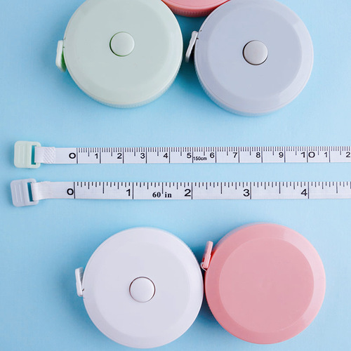 Creative Nordic tape measure automatic retractable mini tape measure round portable measuring tape 1.5 meter scale ruler