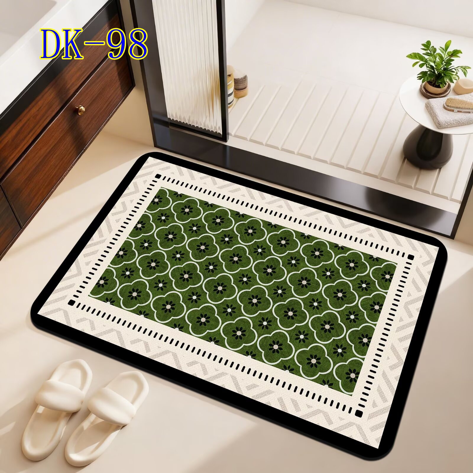 Luxe diatomiet mat antislip en sneldrogend voor in de badkamer_voghion.com