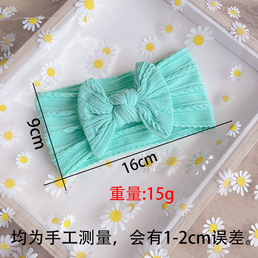 Europa y América nueva banda de pelo de los niños de nylon suave 5 unids traje de bebé arco elástico pañuelo de pelo de bebé banda