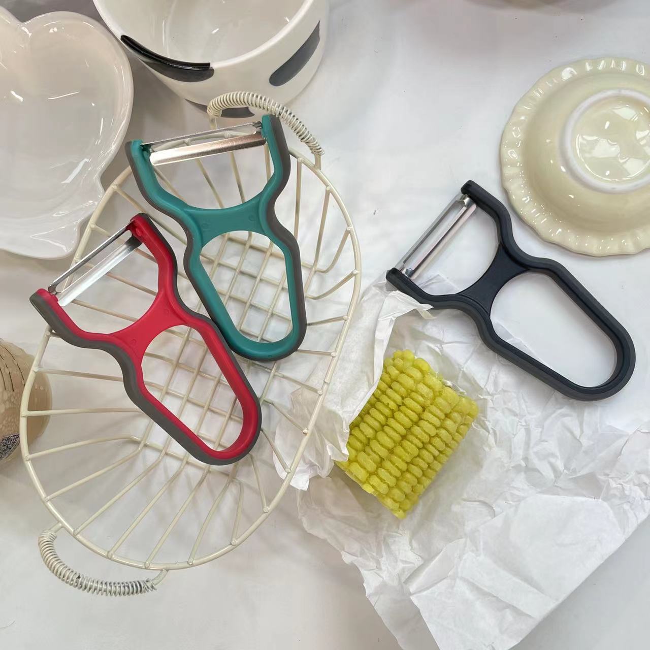 Hogar pelador melón y fruta pelador cocina multifunción patata pelador fruta pelador BH350