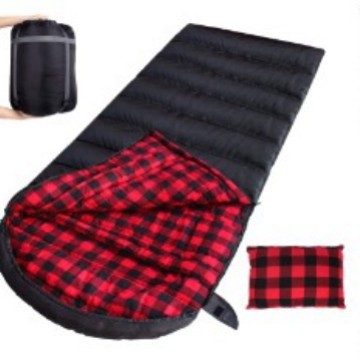 Amazon's Popular Widened Flannel Outdoor Thickened Adult Flannel Waterproof and Warm Sleeping Bag