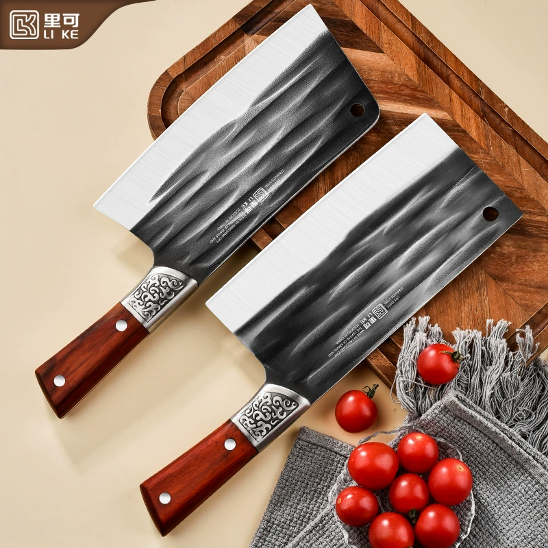 Кухонный нож ручной ковки с костяной рукоятью, домашний острый кухонный нож повара, лезвие для разделки мяса, прямые продажи от производителя