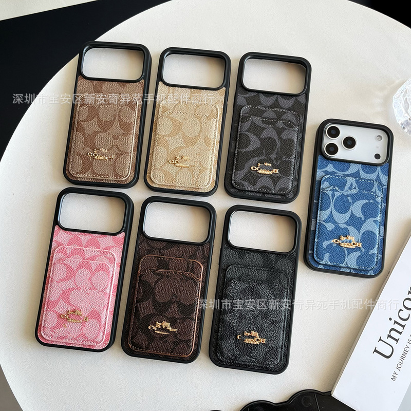 Retro Denim Card Holder Suitable for iPhone 17 Pro Max in Europe and America, Trendy Brand Apple 17 Phone Case