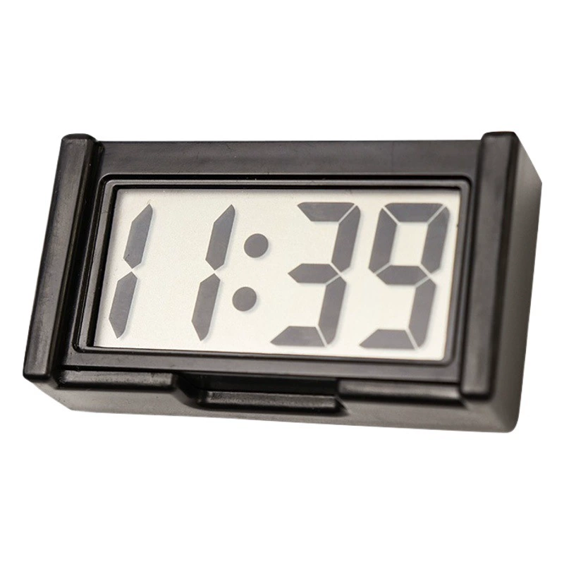 Миниатюрные портативные автомобильные часы, простые и креативные квадратные электронные часы, бесшумные настольные часы для студентов и детей, можно прикрепить к ним.