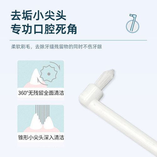 Pet toothbrush oral care for cats and dogs, cleaning teeth tools small size soft flat head pointed head toothbrush pet supplies