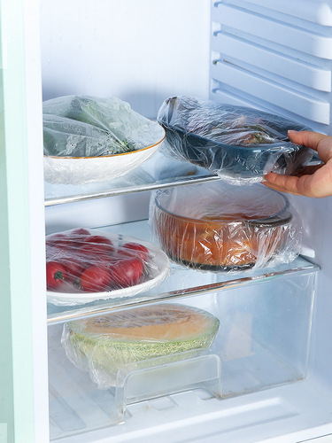 Disposable cling film cover food grade bear cling film cover sealing cover refrigerator tableware dust cover wholesale