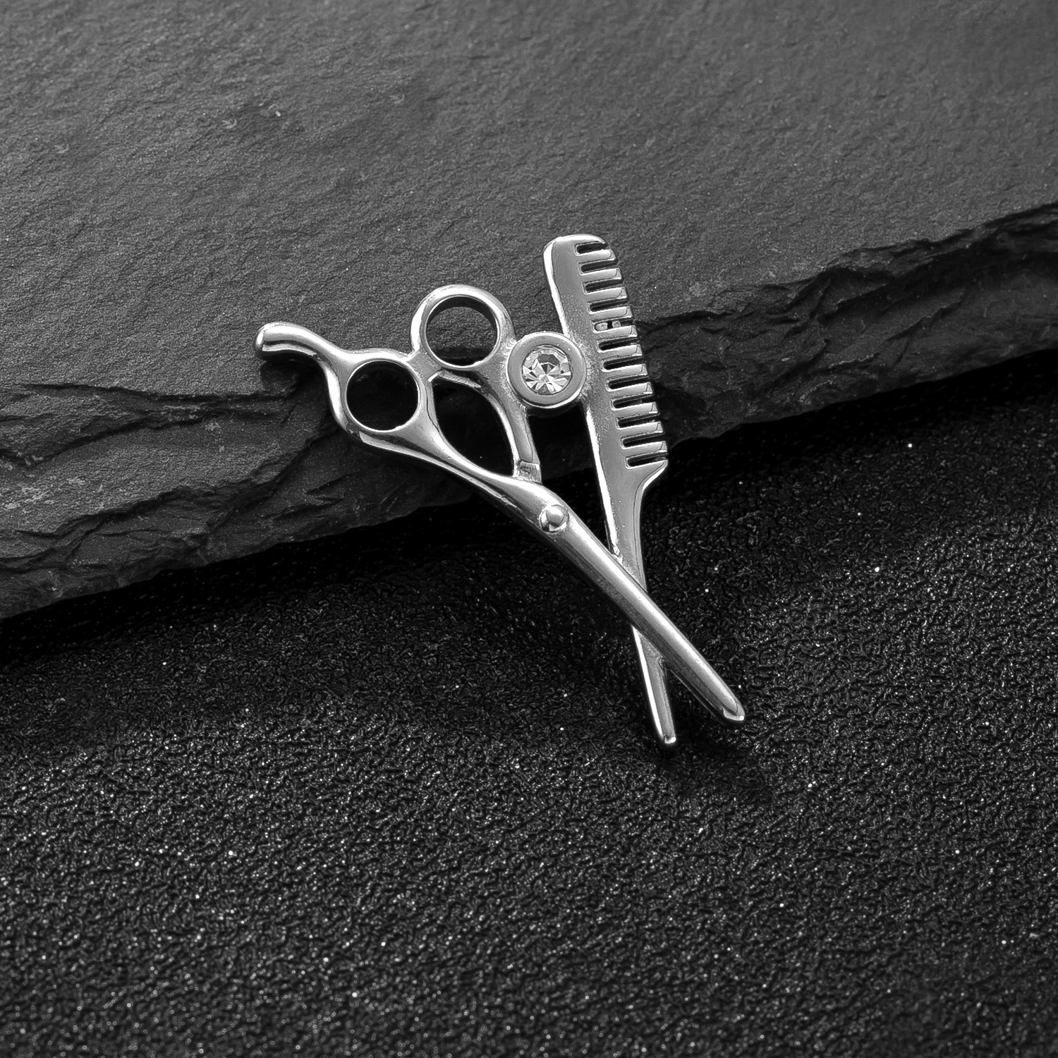 Colgante único, joyería transfronteriza de acero inoxidable, fundición, lavado, corte y soplado, serie de collares, accesorios, fábrica de accesorios de joyería DIY personalizada