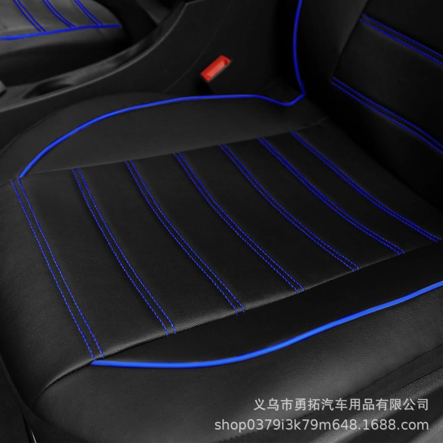Cross-Border Hot-Selling Pu Double-Needle High-Back Leather Car Seat Cover Amazon Temu Mercado Libre Mexico
