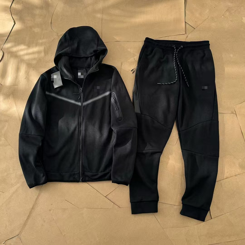 Cross-Border New Spring and Autumn Hooded Suit for Men and Women, Nk Sports Casual Suit, Sports Fashion Trendy Brand Suit