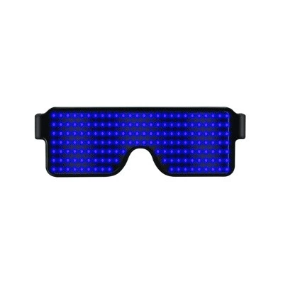 Source factory LED light glasses dynamic display glasses LED shutter glasses Halloween cheer props