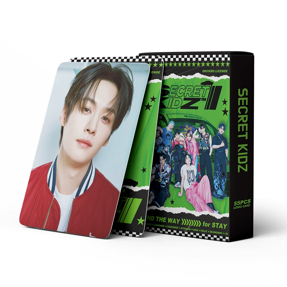 Специальное предложение: набор из 55 лотков с фотокартами MAXlDENT KPOP, периферия LOMO фотокарты