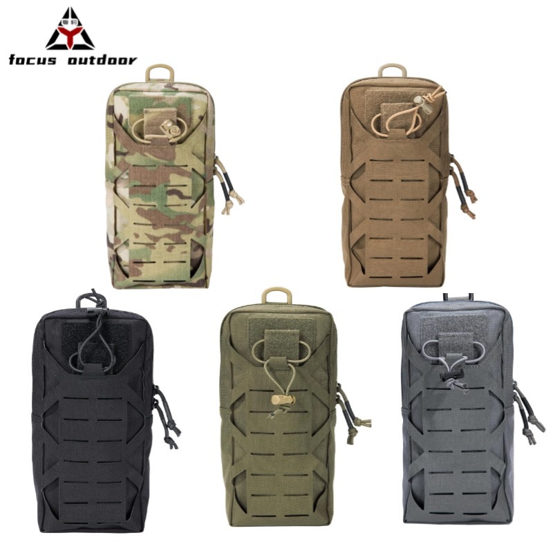 Nuevo producto Paquete de accesorios de almacenamiento de cuchillos de camping de campo personalizados, tácticas de montañismo, bolsa de almacenamiento de accesorios de riñonera EDC