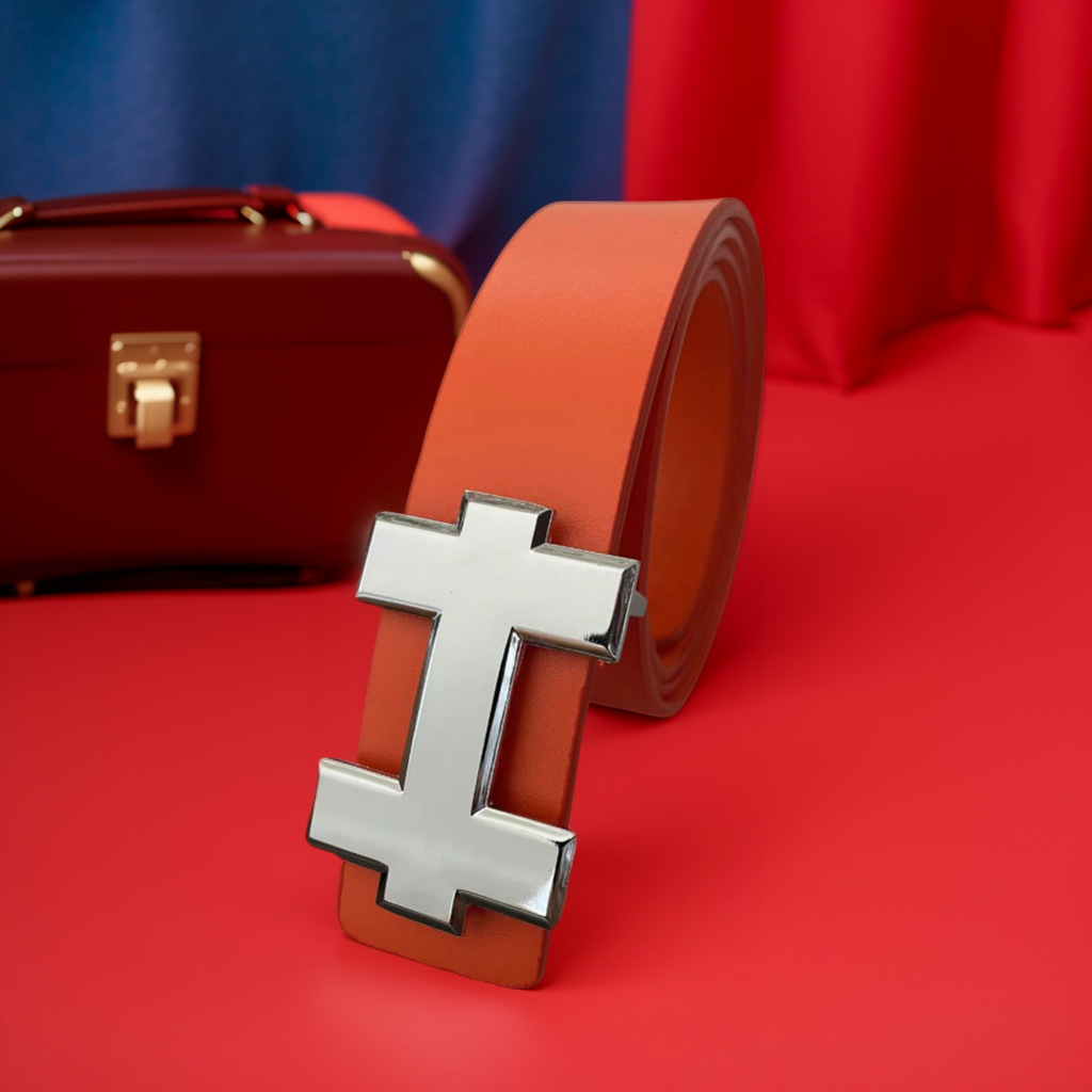 오렌지 실버 버클