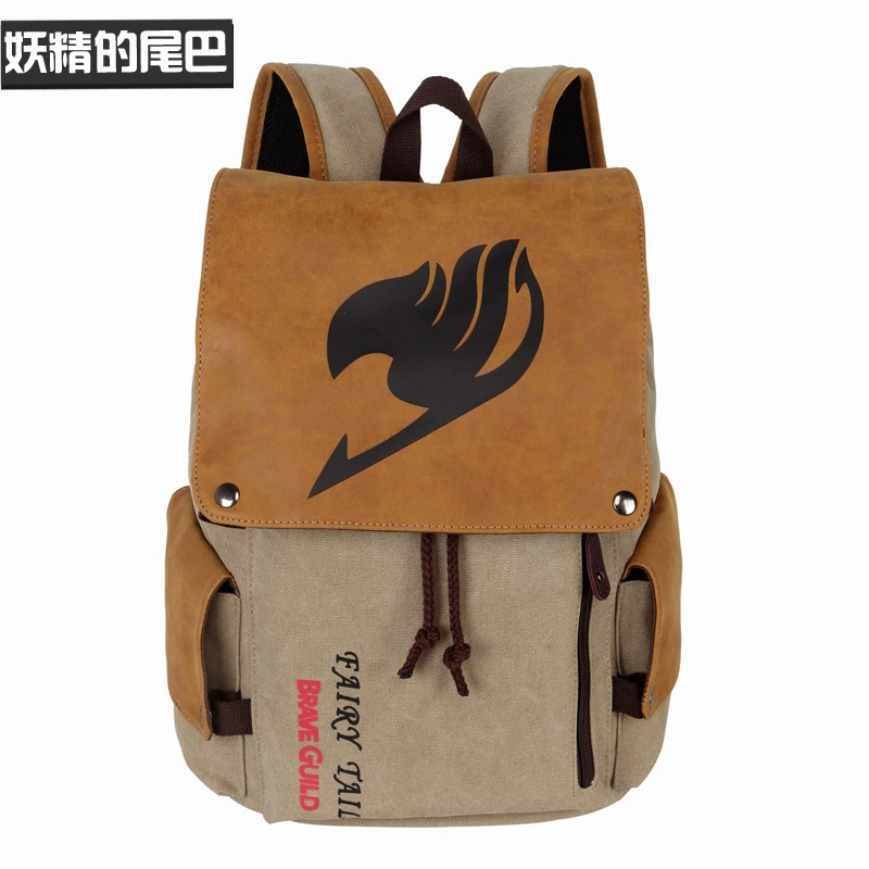 Кулон рюкзак Anime Backback Tokyo Fairy Tail One Piece Green Valley Canvas Bag