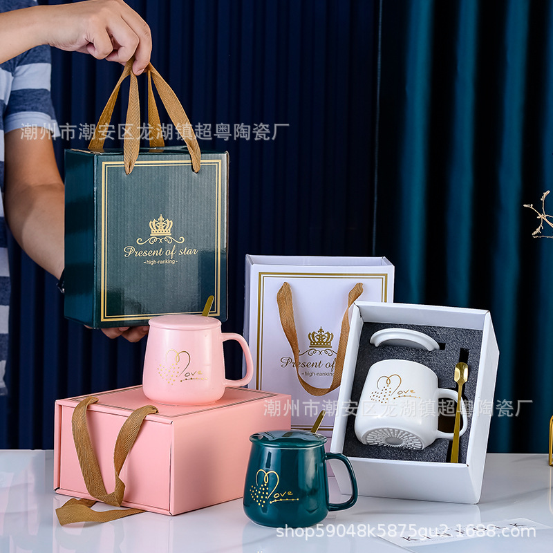 Taza de cerámica regalo de alta apariencia Calefacción Automática 55 grados taza de temperatura constante taza caliente logotipo impreso para la entrega