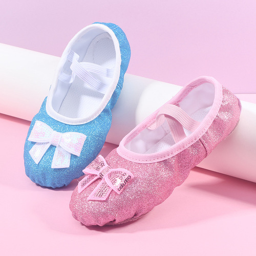 Children's dance shoes, soft-soled practice shoes, children's ballet shoes, girls' Chinese dance performance cat claw dance shoes