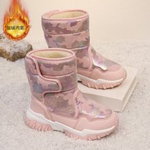 2024雪地靴童鞋东北冬季新款男童女童运动棉靴小学生保暖棉鞋代发