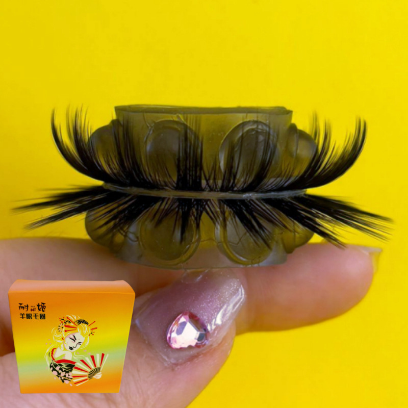 [투명 블랙 입자 커버] + 썬 커브드 스트레이트 헤어 2겹