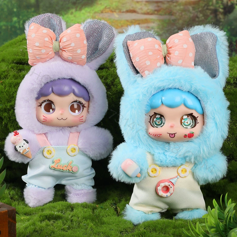 Cute plush doll, pendant, toy plastic, cotton plastic face