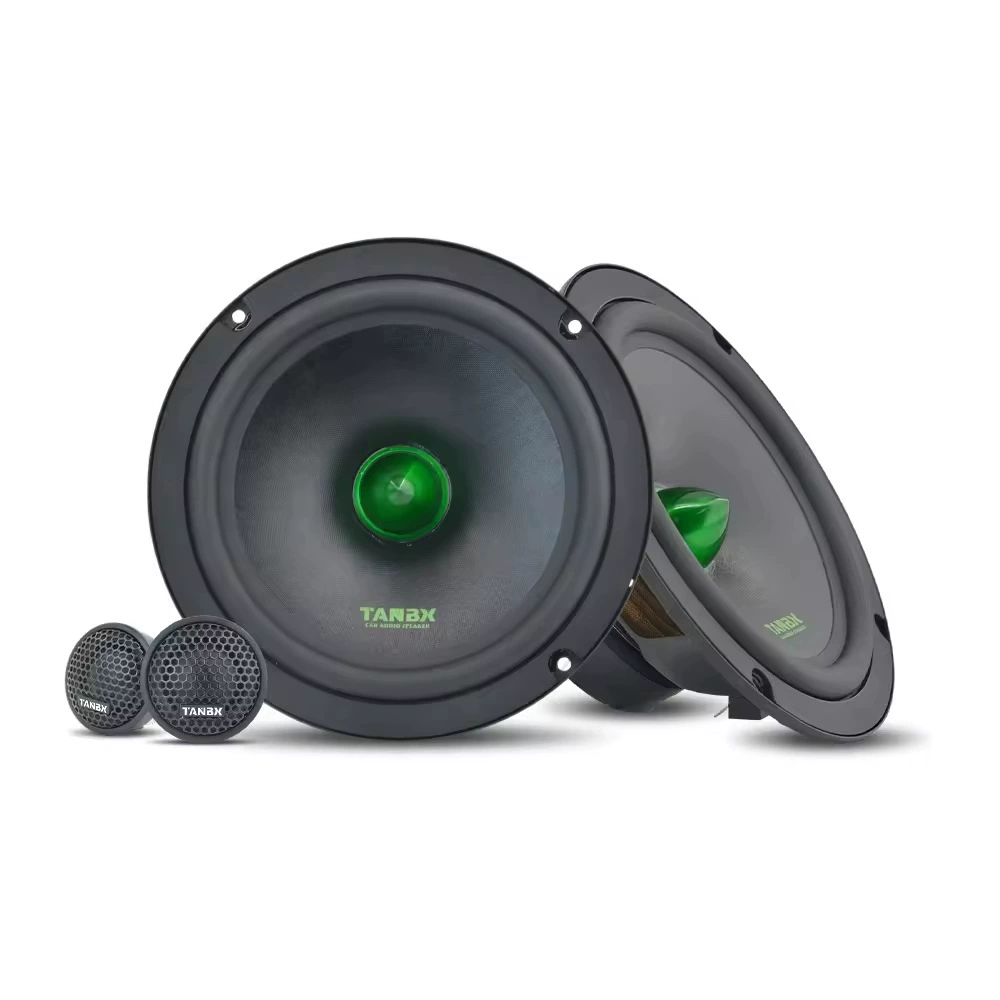 Автомобильный аудио модифицированный комплект динамика TANBX пара средних и низких частот пара высоких частот автомобильный динамик