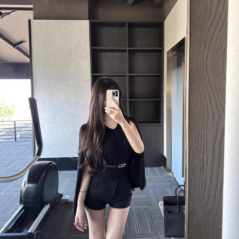 M900毛衣慵懒高级感春秋套头设计感小众女2025新款短款斗篷小个子|undefined
