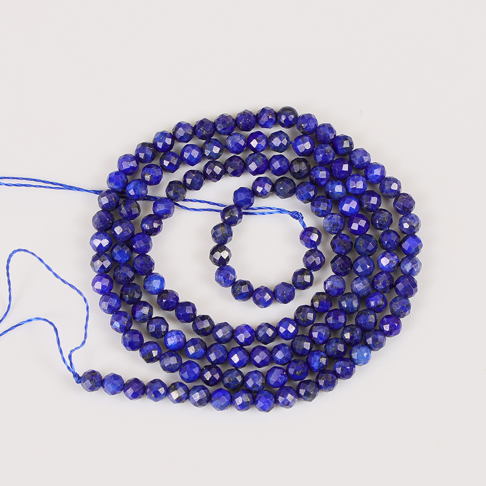 La lapis lazuli natural 2 - 3mm cristal semiacabado DIY cuentas de mijo cuentas de frascos fabricantes al por mayor image 6